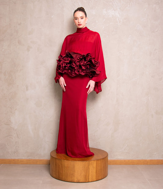 Peplum Two-Piece Set