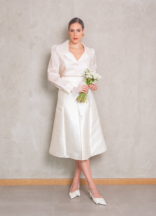 Total White Two Pieces Set