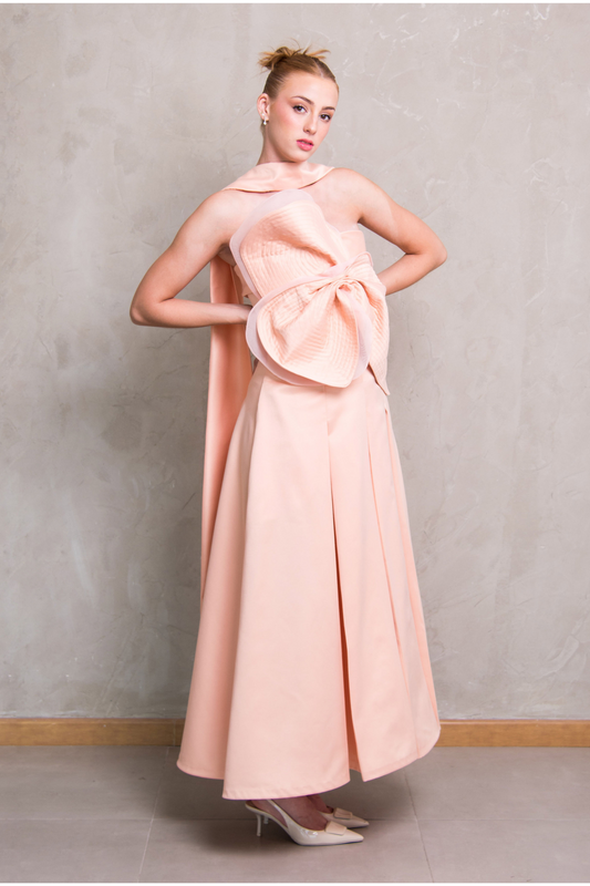 Oquidea Midi Dress Salmon