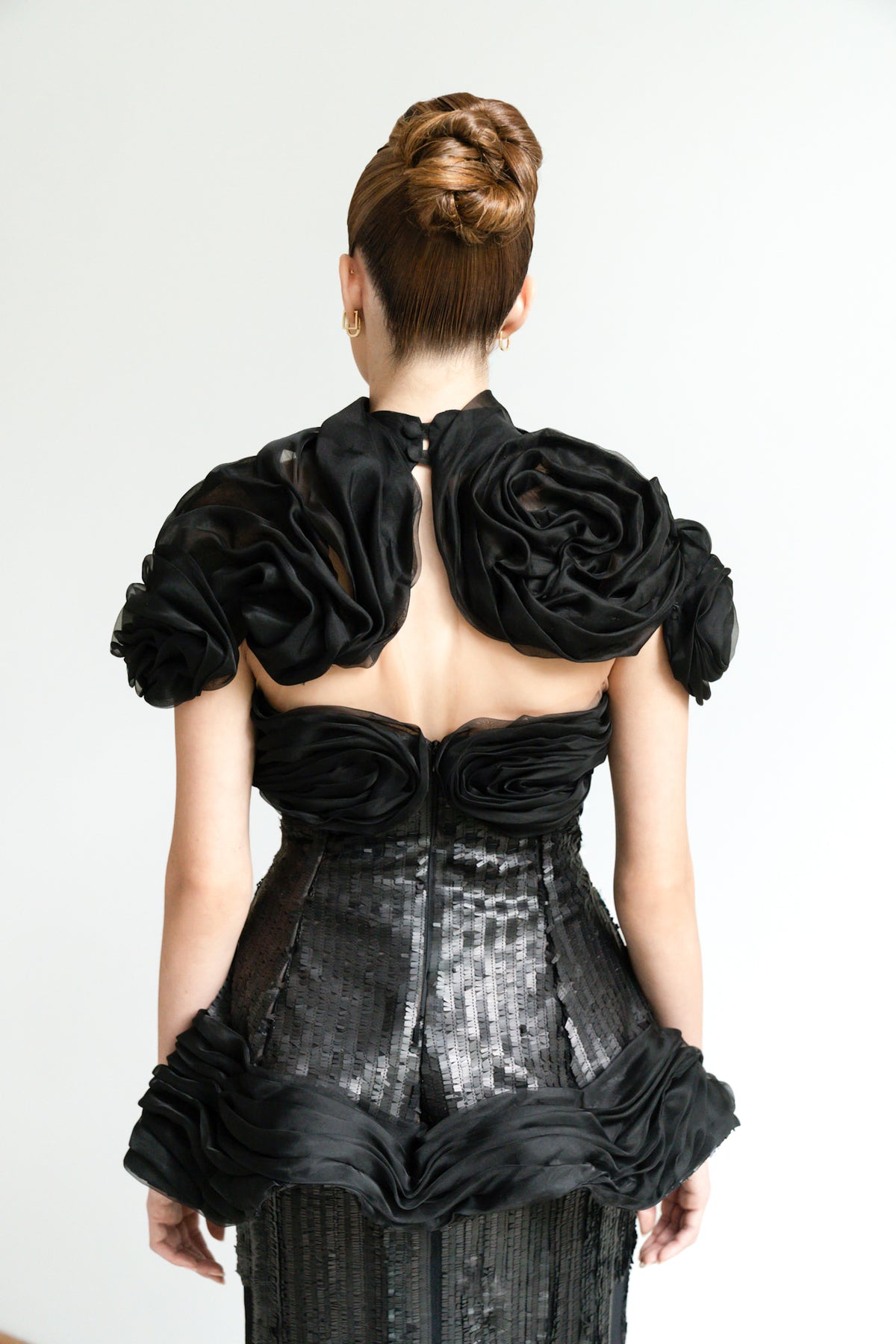 DRAPING SET - BLACK