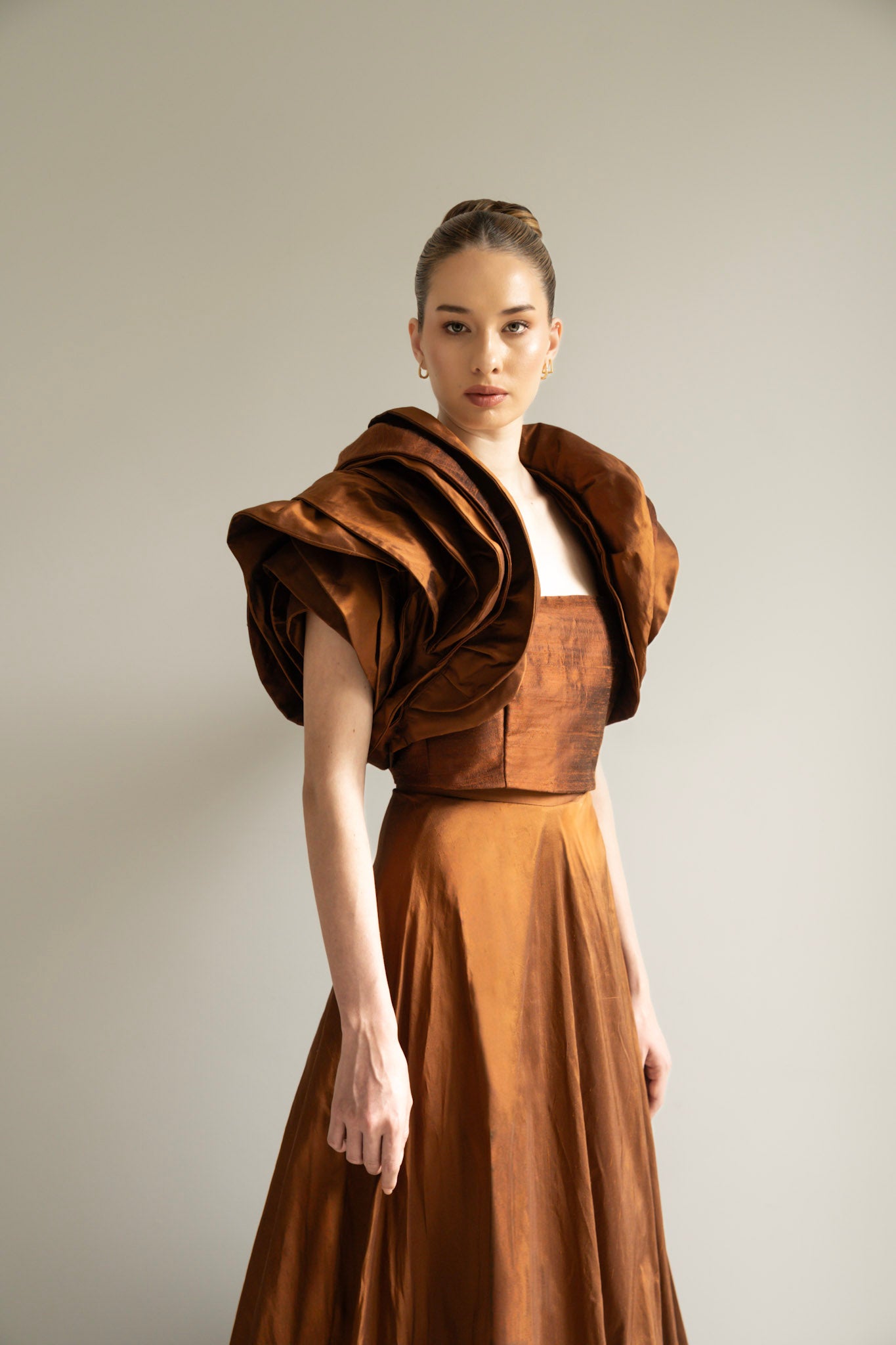 Cocoa Balloon Skirt Set