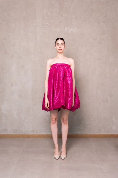 Fucsia Balloon mini Dress