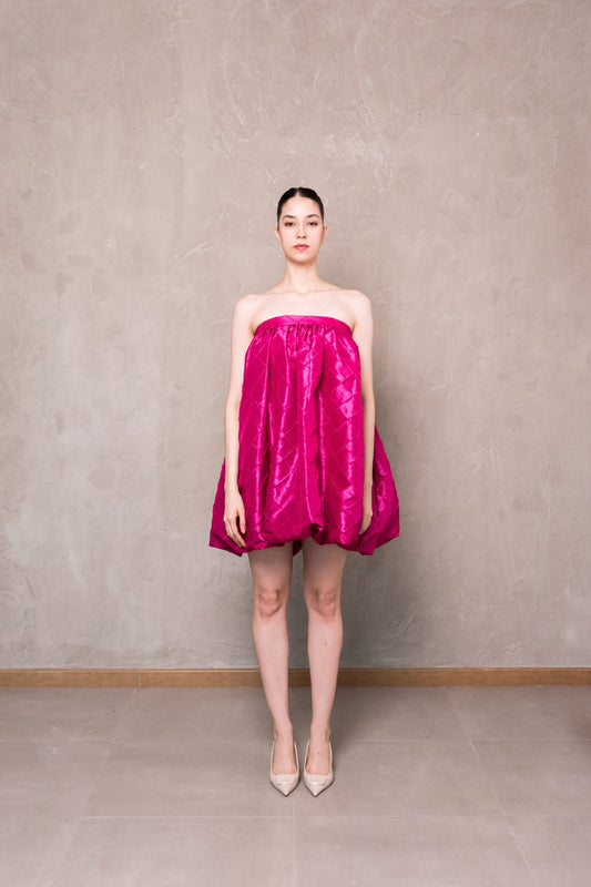 Fucsia Balloon mini Dress