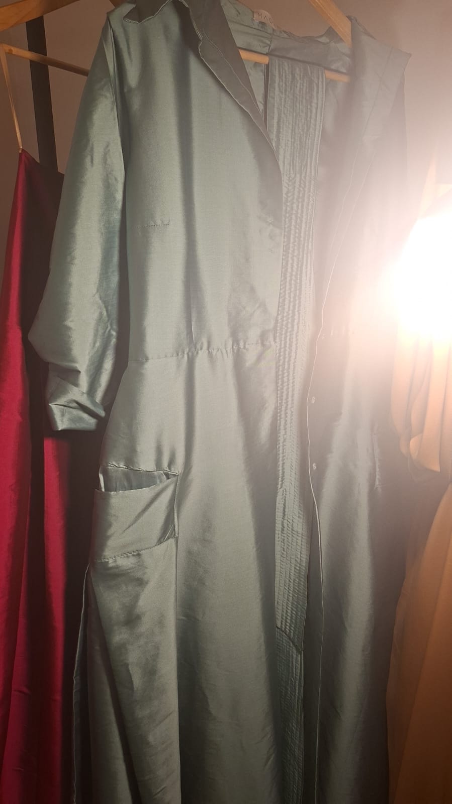 Sage Green Shirt Dress